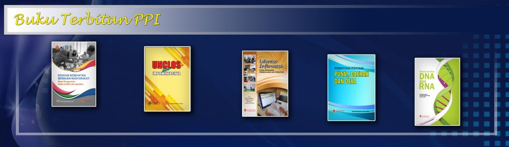 buku terbitan Direktorat Penerbitan dan Publikasi Ilmiah Universitas Surabaya